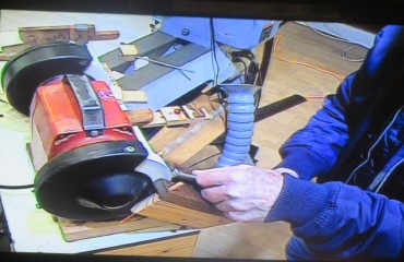 Sharpening a bowl gouge